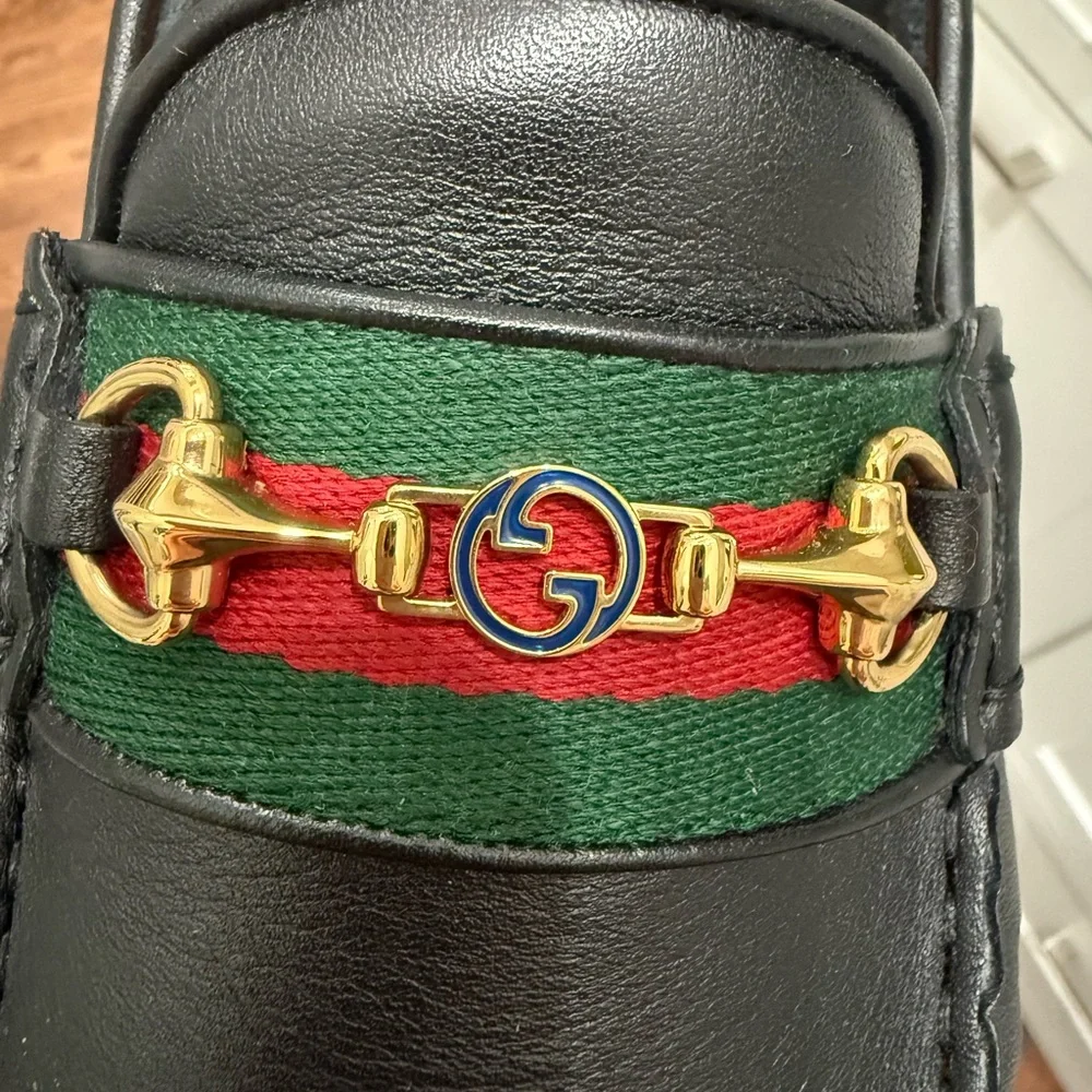 Gucci Black Leather Loafers - Picture 3 of 5